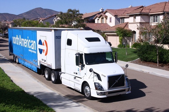 shoreview moving and storage moving truck